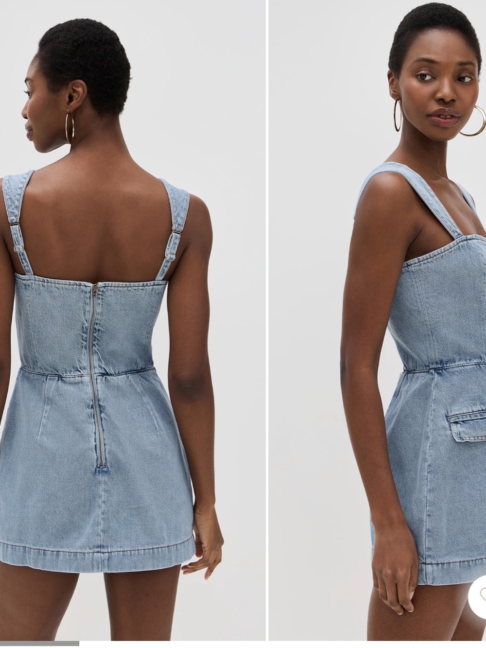 🆕 Amanda Uprichard Bethany Skort Romper Destiny Wash - Picture 2 of 6
